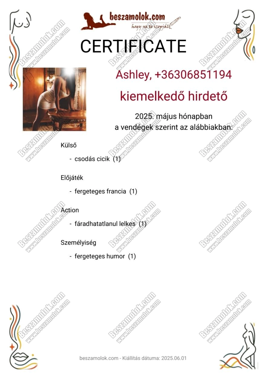 Ashley - +36 30 685 1194 - prosztata masszazs foto