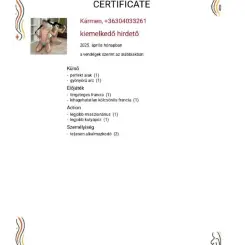Kármen, Szexpartner VIII. kerület, 21 év nő VIII. kerület Budapest Magyarország, +36304033261